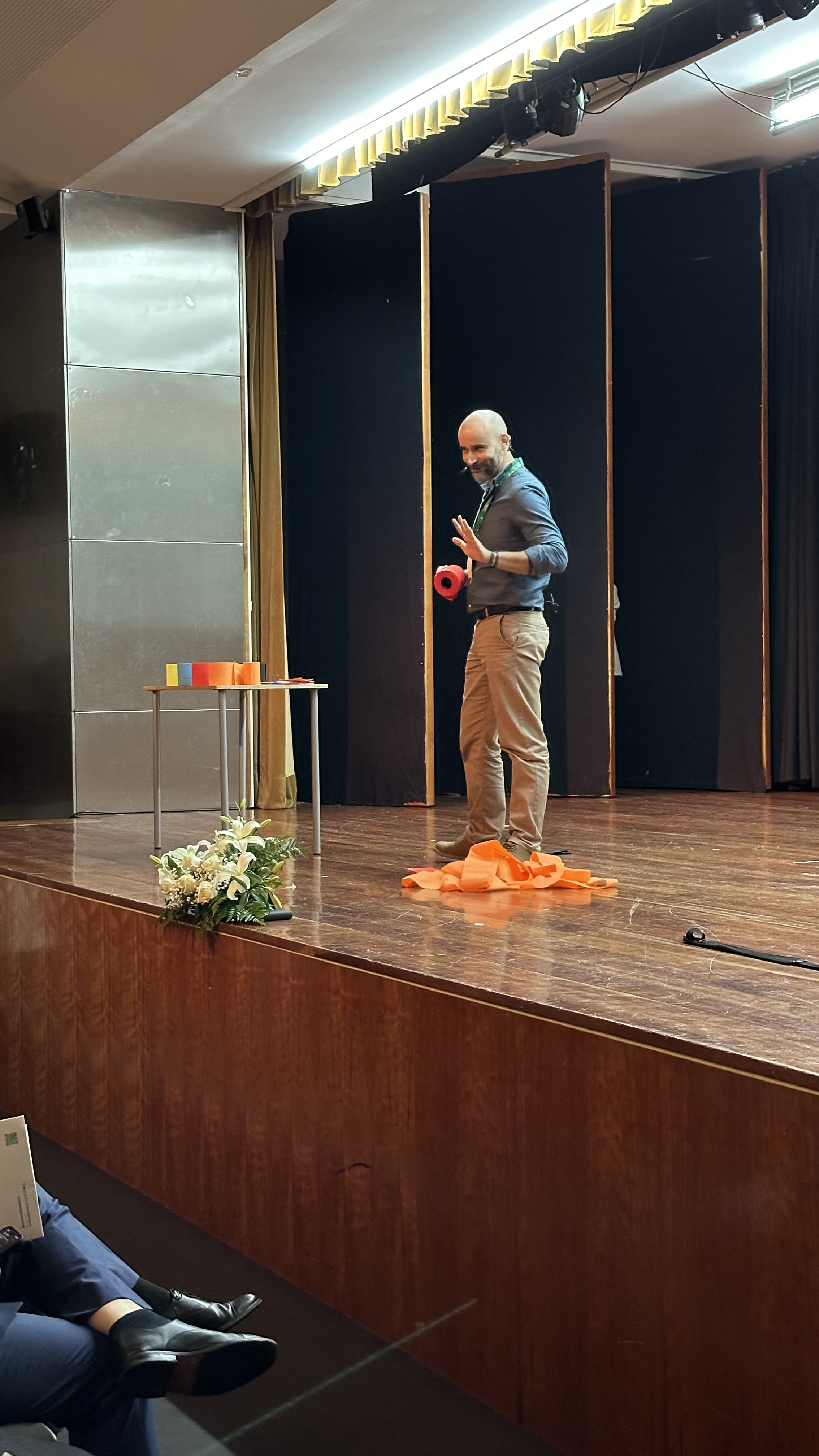Tiago Gonçalves em palco ou formação